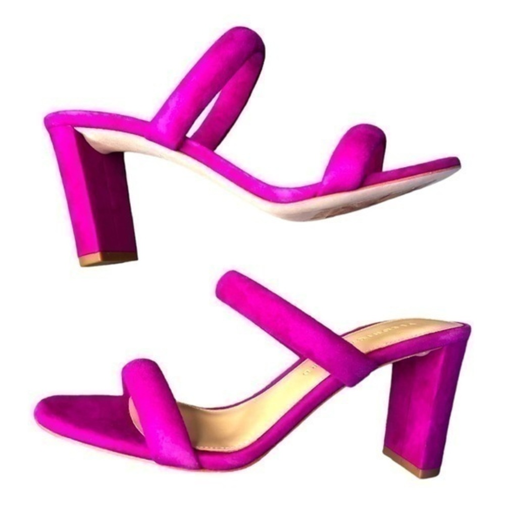 New 😍▶️ Veronica Beard ◀️ FUSCHIA Suede Heels